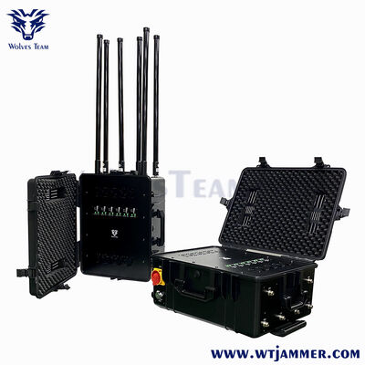 7 ζώνες High Power Phone Signal Jammer με ελαφρύ φορητό σχεδιασμό και ακτίνα παρεμβολής 300-1000m