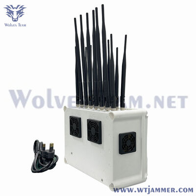 2W 16-Way Συσκευή Θωράκισης Σήματος Επιτραπέζια για Ασφάλεια Γραφείου & Αίθουσας Συνεδριάσεων