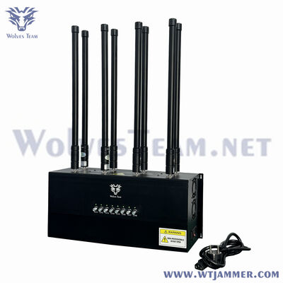 Συσκευή θωράκισης σήματος 20W 8 καναλιών για επιτραπέζιους υπολογιστές για εμπιστευτικές τοποθεσίες