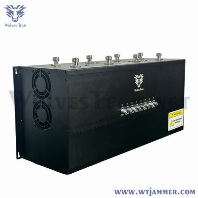 Professional 8-Channel Desktop Signal Blocker High Power Wireless Jammer for Security