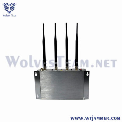 16 Antennas Adjustable Power Full-Band Jammer Blocks 2G 3G 4G 5G WiFi GPS & Drone Signals
