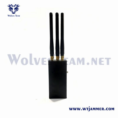 3 κανάλια 6W χειροκίνητο 2G/3G/4G κινητό σήμα παρεμβολής