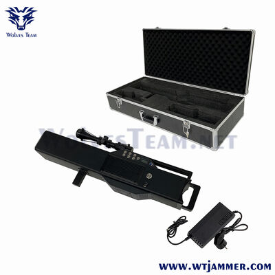 Ελαφρύ 10W 3 ζώνες φορητό αντι-UAV σήμα jammer