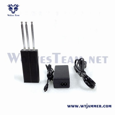 Ενσωματωμένη μπαταρία 10M 100-240V Signal Jammer