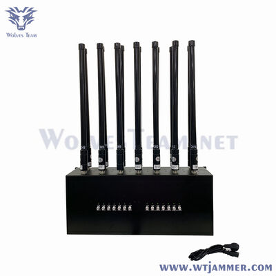 WT101H10-14 140W 14 ζωνών επιτραπέζιου τύπου jammer 10W/ζωνών Omni κεραία