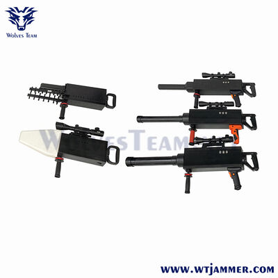 Tactical Grade Modular Anti Drone Jammer Gun Εναλλάξιμες κατευθυντικές κεραίες Εξαιρετικά μεγάλο εύρος εμπλοκής