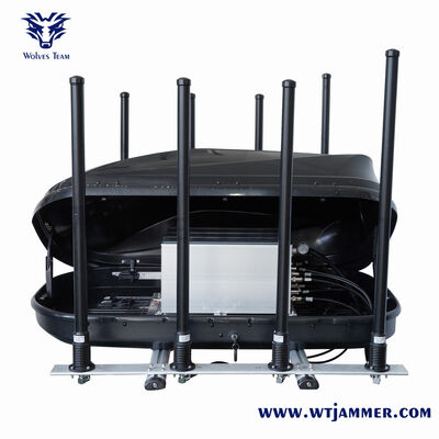 DDS Full Bands Walky-Talky TETRA 800w Οχήμα GPS Τζάμερ 1000m