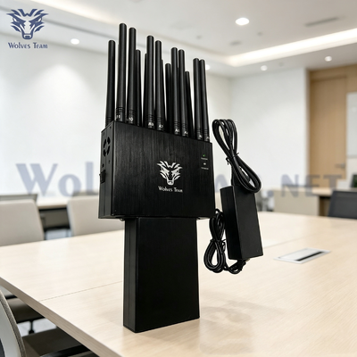 Φορητό WiFi Signal Jammer Handheld Blocker Multi Antenna για εμπιστευτικά δωμάτια