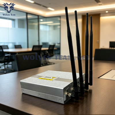 4 κεραίες χαμηλής συχνότητας Walkie-Talkie signal jammer Full Band VHF UHF Δυοδιάδρομη συσκευή προστασίας από ραδιοεπιρροές
