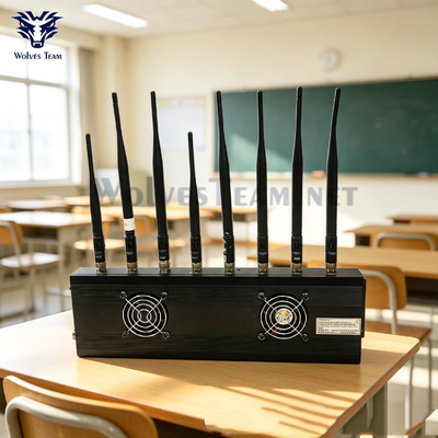 40W 8 Bands Desktop Anti Cheating Signal Jammer για Σχολικές Αίθουσες Εξετάσεων