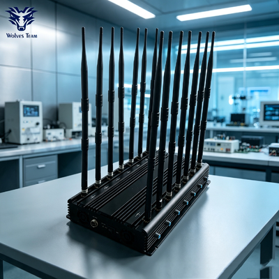 20-50 μέτρα Jammer για 3G 4G 5G WiFi UHF VHF GPS Lojack για τοποθεσίες Εθνικής Ασφάλειας