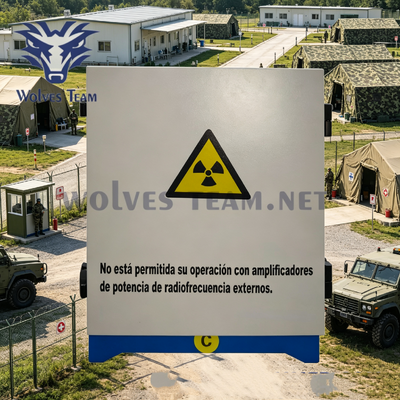 240W υψηλής ισχύος 12 ζώνες εξωτερική αδιάβροχη GSM κυτταρική και WiFi αντι-drone σήμα jammer για τις ένοπλες δυνάμεις κατασκήνωση περιμετρική ασφάλεια