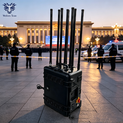 500W Portable 10 Bands Portable Signal Jammer Ideal For Temporary High‑profile Events.