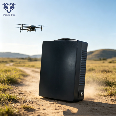 Portable Concealed 6‑Band Signal Blocker 100‑300m Effective Shielding For Field Security Operations