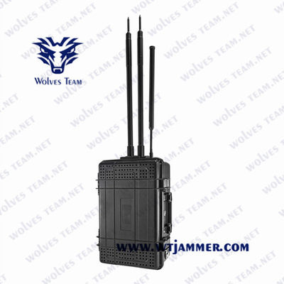 Blocker σημάτων ζωνών 300w RF 2000m Wifi GPSL1-L5 8