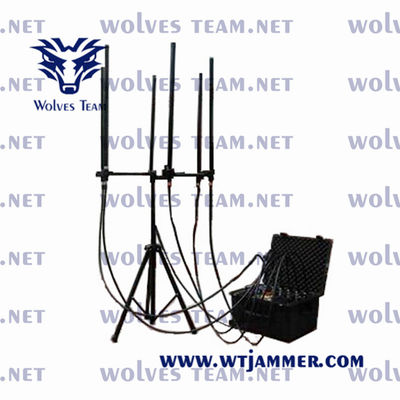 Υψηλής ισχύος 20-6000MHz 1200W παρεμποδιστής σήματος οχήματος