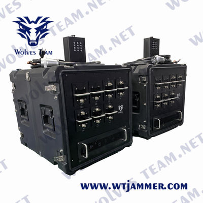 Αδιάβροχο GSM CDMA 1000 μέτρα 1300W IED Bomb Jammer