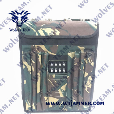 Σακίδιο πλάτης ασφαλείας VIP Jammer 90W GPS υψηλής ισχύος WIFI5.8G Dron Signal Jammer