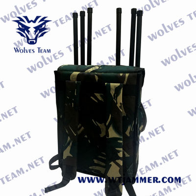 EOD Backpack 150m Στρατιωτικός παρεμβολισμός σήματος 1880MHz DCS Manpack RF παρεμβολισμός
