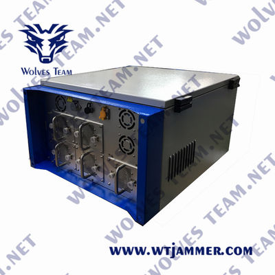 500W Υψηλής ισχύος ανθεκτικός αδιάβροχος εξωτερικός φυλακιστικός παρεμβολισμός 4G WIFI GPS κινητό τηλέφωνο σήμα παρεμβολισμός