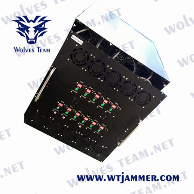 CDMA GSM Ασύρματο Τζάμερ Σημείων 1000W 3G 4G 5G Βόμβα Αυτοκινήτου IED Στρατιωτικό