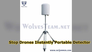 Dual Combined Directional Anti Drone Jammer Ενσωματωμένο με Drone Detector και Pilot Locator Effect
