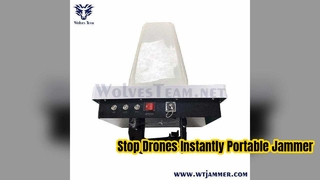 Shield-Style Drone Jammer με προσαρμόσιμη συχνότητα μπαταρίας και φορητή σχεδίαση χειρός