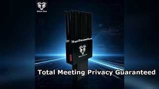 Τελευταίο φορητό φορητό σήμα χειρός Jammer Distance For Company Meeting Room