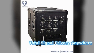 600W 12 ζωνών Φορητό Jammer οχημάτων βόμβας υψηλής ισχύος κινητού τηλεφώνου SIgnal Jammer
