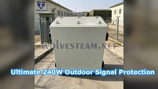 Jail Signal Jammer Αδιάβροχο με 6 Κανάλια Omni Κατευθυντικές Κεραίες για κινητό τηλέφωνο 100-300 M 300W