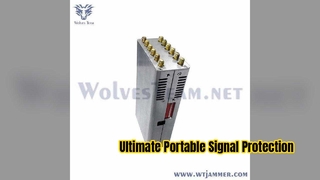 Ελαφρύ 12 Watt φορητή 12 καναλιών Signal Jammer 2G 3G 4G WiFi GPS 315 433 MHz Κινητό τηλέφωνο Signa